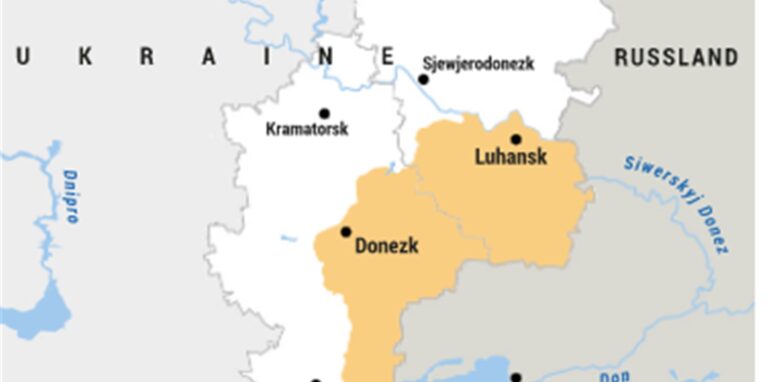 Russland hat die Ukraine angegriffen.
