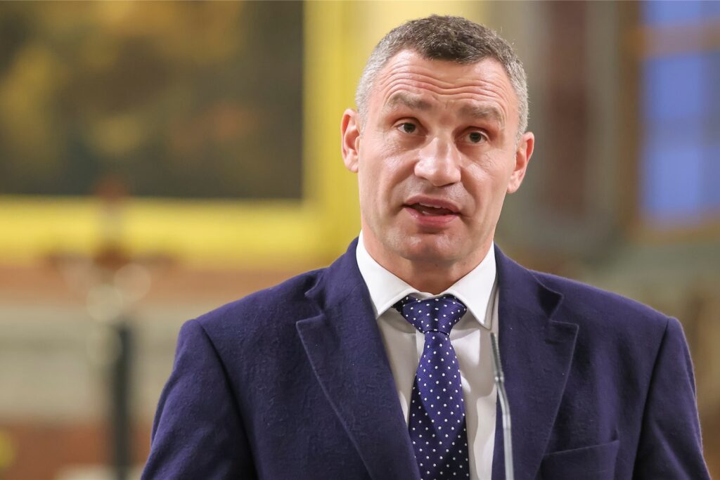 Vitali Klitschko, Oberbürgermeister von Kiew. Vitali Klitschko, Oberbürgermeister von Kiew.