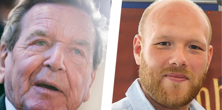 Der Dortmunder SPD-Chef und Bundestagsabgeordnete Jens Peick (r.) hat eine klare Meinung zum Verhalten von Altkanzler Gerhard Schröder.