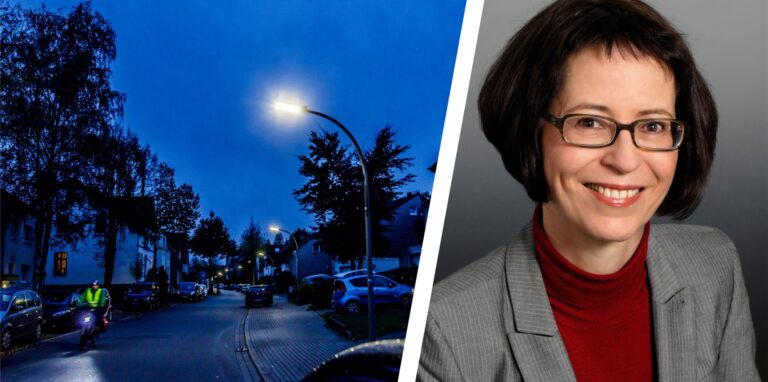 Laut DEW21-Sprecherin Gabi Dobovisek müssen aktuell rund 700 Straßenleuchten in Dortmund repariert werden.