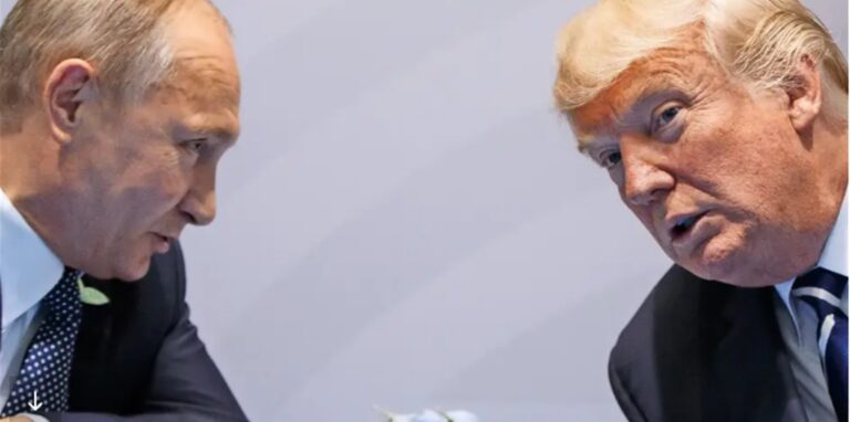 Starke Männer unter sich: Wladimir Putin und Donald Trump bei einem Treffen 2018.