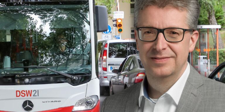 DSW21-Unternehmenssprecher Frank Fligge hat eindrucksvolle Zahlen zu den steigenden Dieselkosten für die Busse.