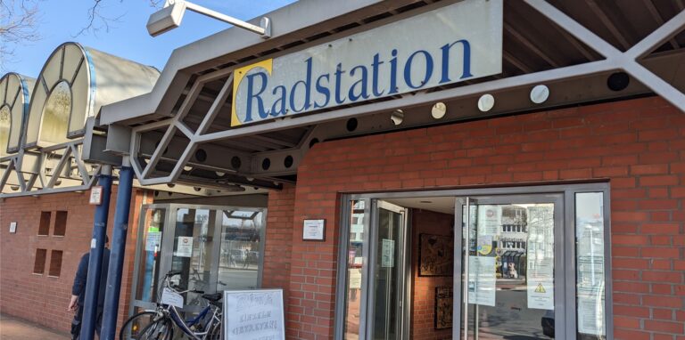 Die Radstation in Dorsten wird umgebaut.