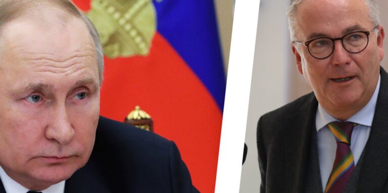 Klaus Wegener, Präsident der Auslandsgesellschaft in Dortmund und Honorarkonsul von Ghana (r.), fand Putins Propaganda in seinem Mailfach.