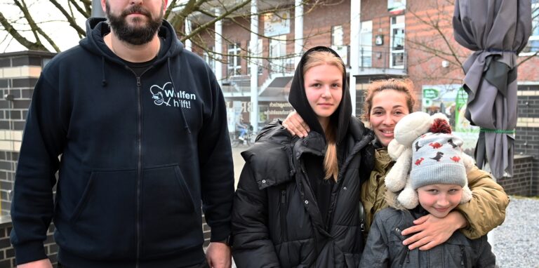 Dasha und Misha aus der Ukraine nach Wulfen geflohen