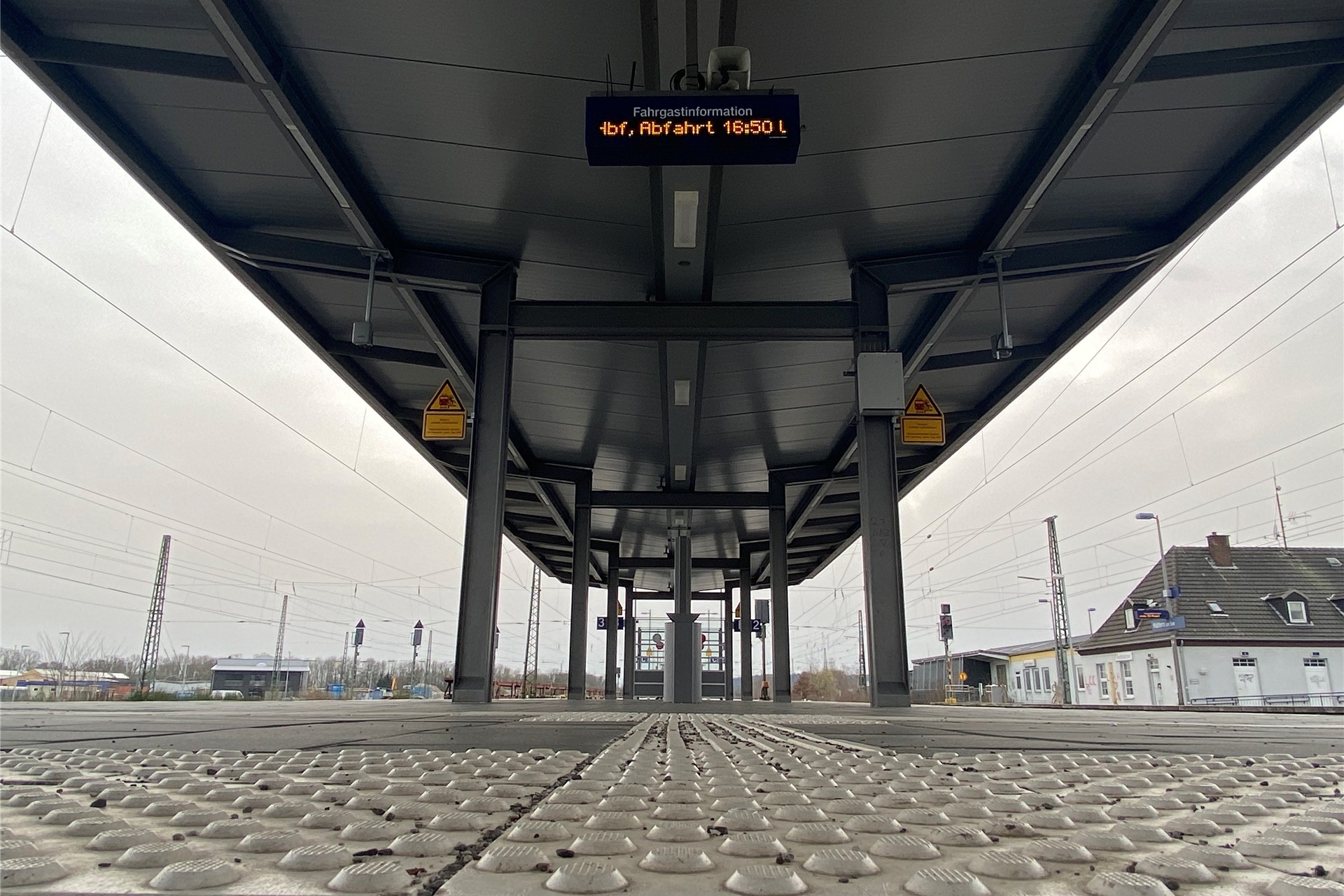 Am Halterner Bahnhof fahren in den Osterferien nicht alle Züge wie geplant.