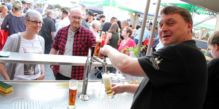 Elmar Bök vom Brauhaus Rütershoff hat reichlich Festival-Erfahrung. Er ist Chef-Organisator des Eriner Bebens beim SV Wacker Obercastrop.