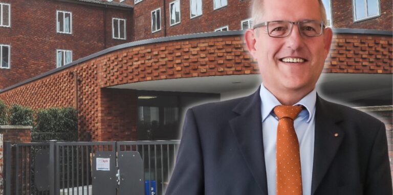 Uwe Wallrabe, ordnungspolitischer Sprecher der CDU-Ratsfraktion, sieht den Drogenkonsumraum nach seinem Umzug zum neuen Gesundheitsamt am falschen Platz.