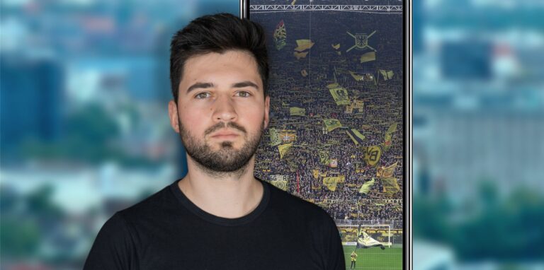 Lukas Wittland präsentiert am 1. April die Video-Nachrichten aus Dortmund.