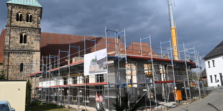 Die Baustelle des Matthäusheims in Wulfen wurde von Dieben heimgesucht.