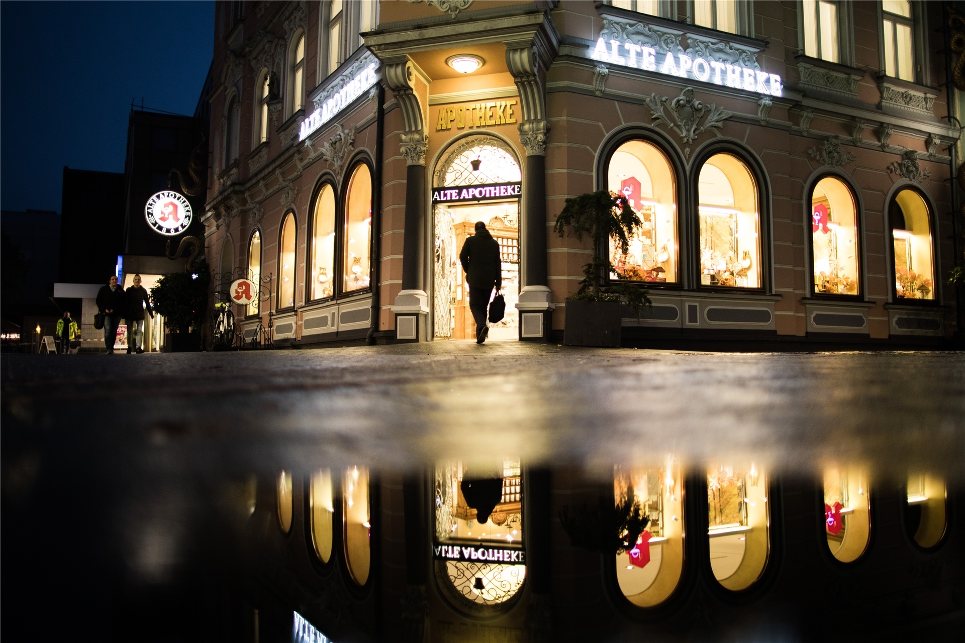 Die Apotheke von Peter S. in der Bottroper Innenstadt