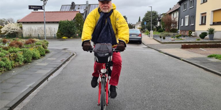 Friedhelm Markus ist passionierter Radler und mit dem Radwegenetz in Castrop-Rauxel vertraut.