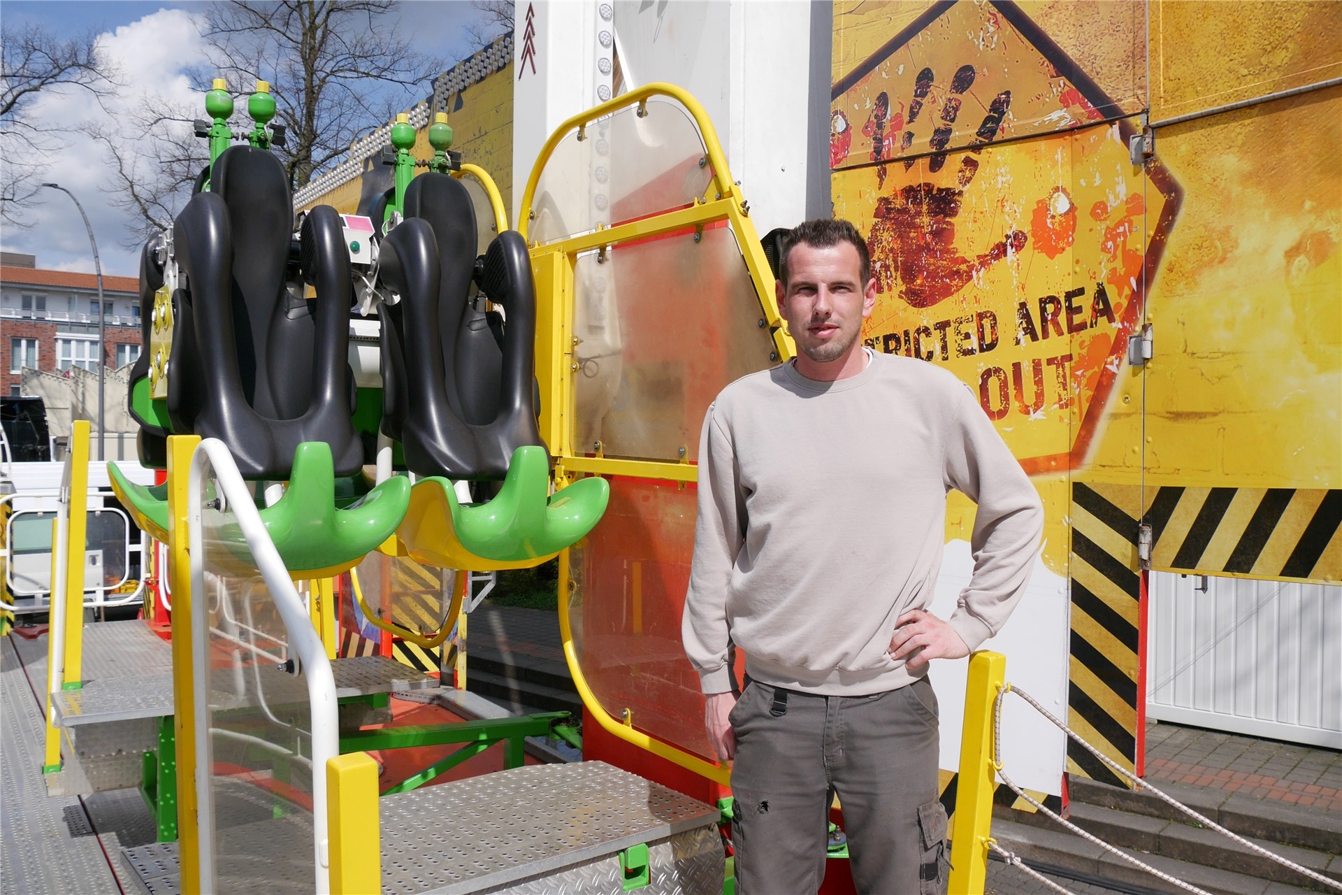 Wer den „Extrem“ besteigt, sollte laut Mitarbeiter Melvin Deinert keinen nervösen Magen haben.