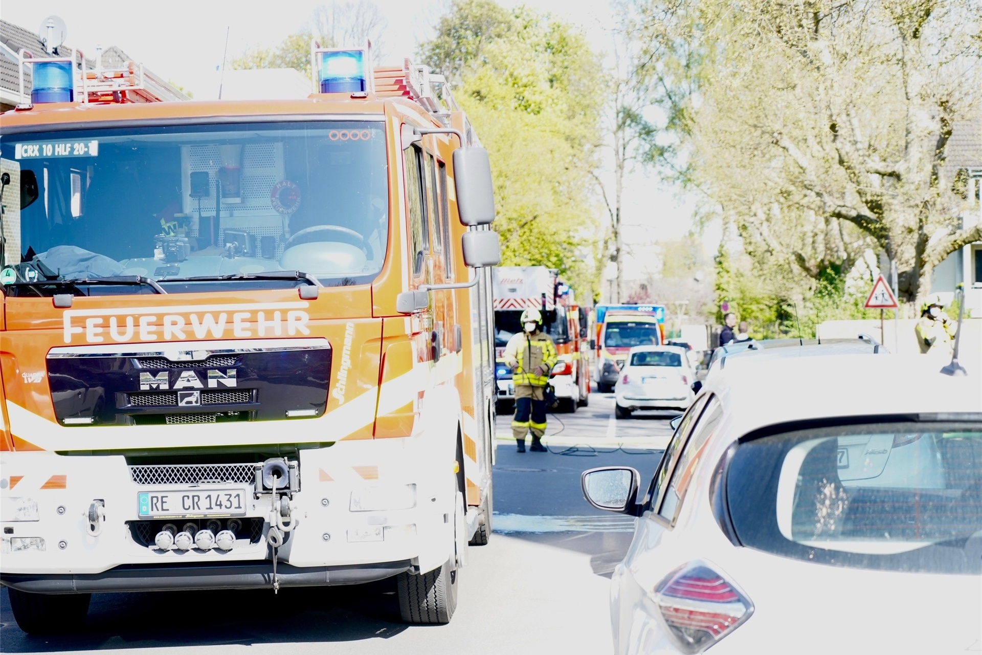 Zu einem Wohnungsbrand an der Marienstraße musste die Castrop-Rauxeler Feuerwehr am Mittwoch, 20. April, ausrücken.