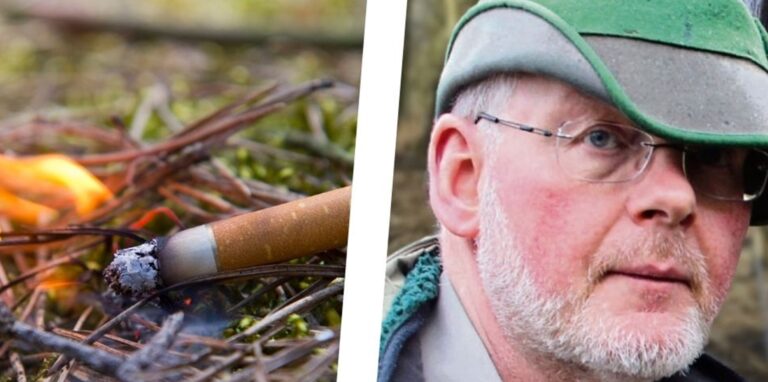 Revier-Förster Matthias Klar warnt vor gefährlichem Leichtsinn im Wald. Schon eine achtlos weggeworfene Zigarette kann ein folgenschweres Feuer auslösen.
