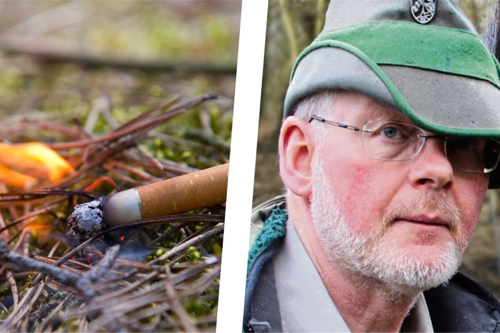 Revier-Förster Matthias Klar warnt vor gefährlichem Leichtsinn im Wald. Schon eine achtlos weggeworfene Zigarette kann ein folgenschweres Feuer auslösen.