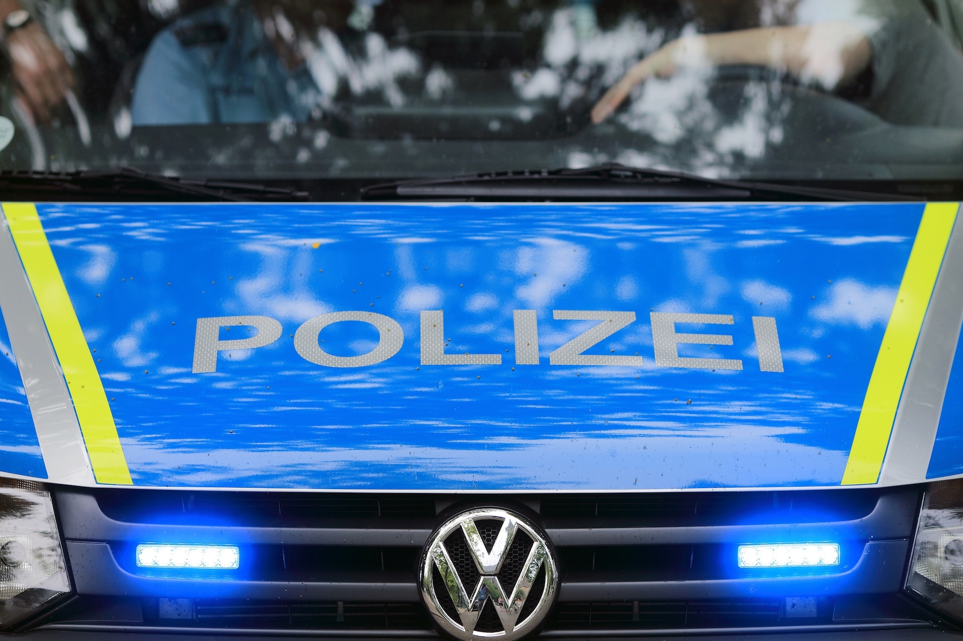 Front eines Polizeifahrzeugs
