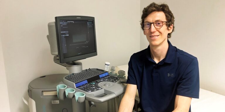 Dr. Jonas Kersting gehört zu den wenigen Kinderradiologen in der Region.