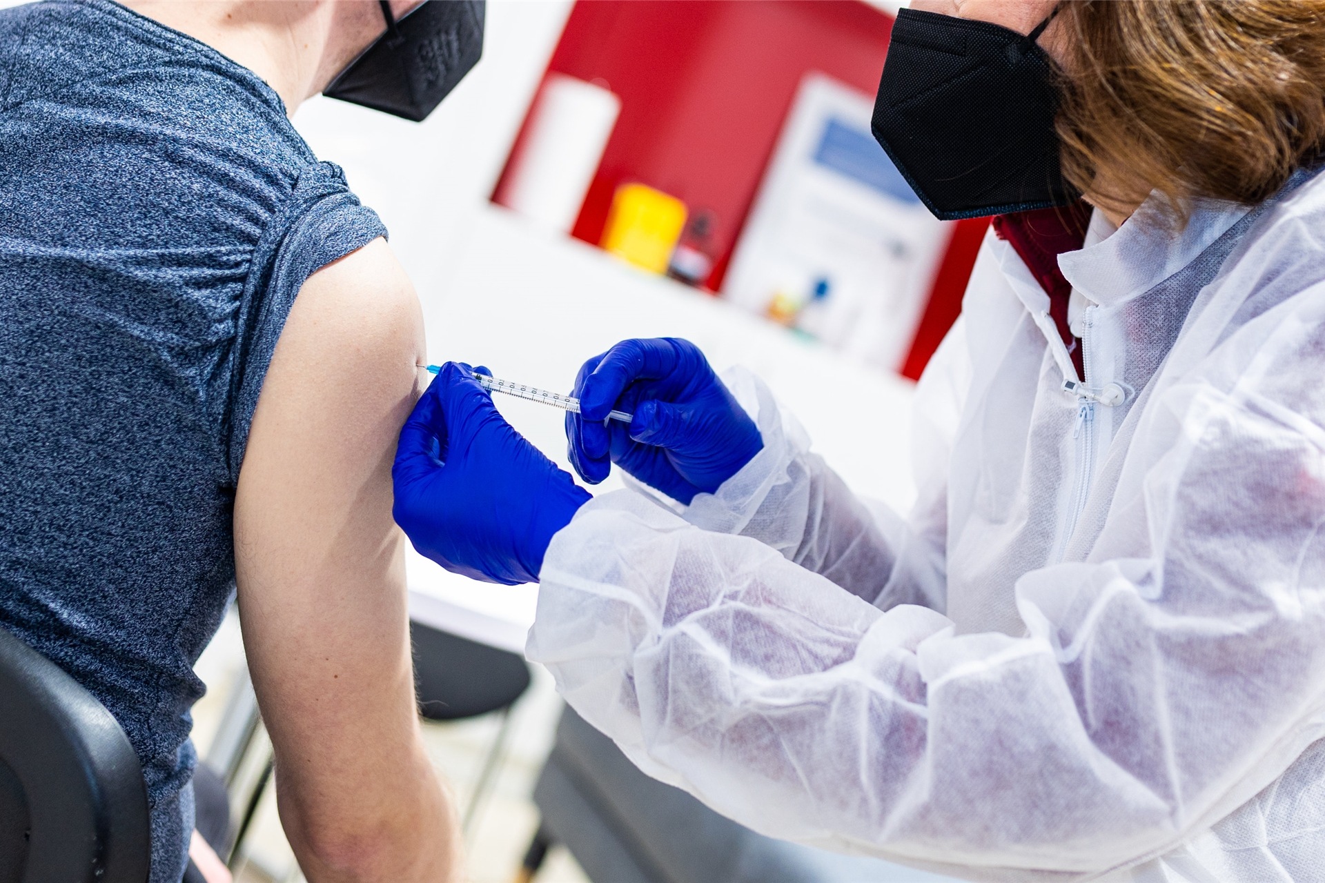 Nur noch wenige Menschen lassen sich auch in Herten eine Spritze gegen das Coronavirus verabreichen.