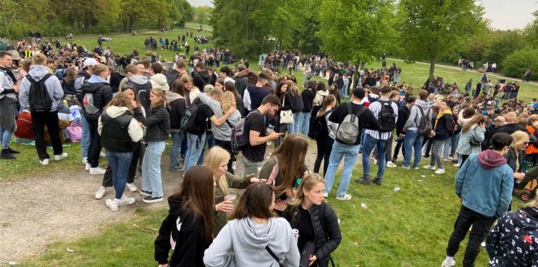Polizei und Ordnungsamt loben das Verhalten der Jugendlichen am 1. Mai.