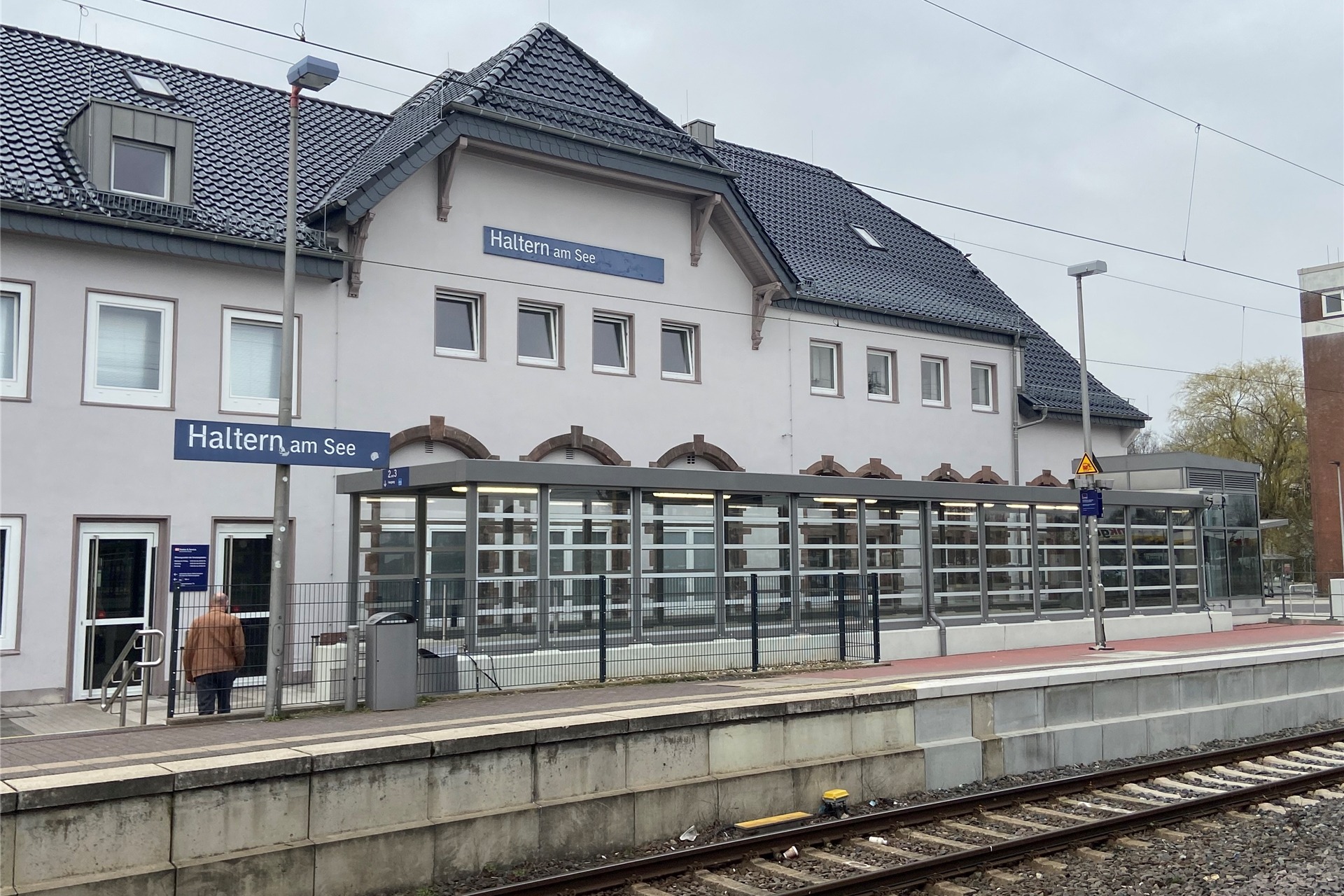 Der Bahnhof in Haltern am See