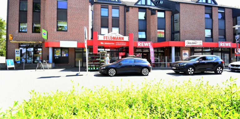 Der Rewe-Markt an der Kolpingstraße in Marl-Polsum will umziehen.