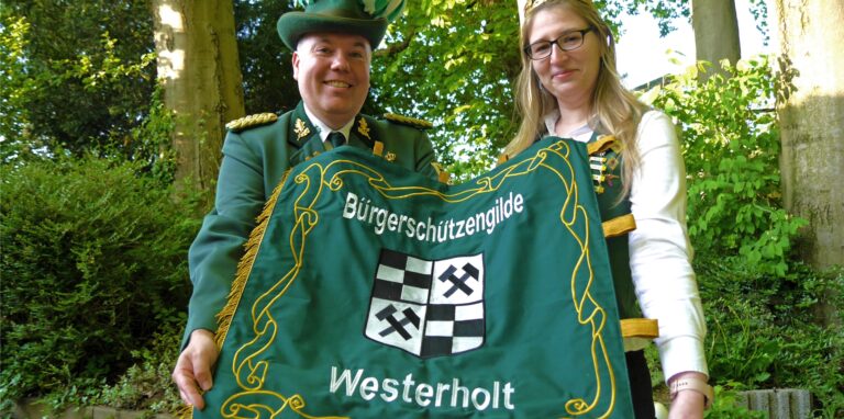 Sie waren deutlich länger im Amt als ursprünglich geplant: das Westerholter Königspaar Matthias I. und Kristina I.