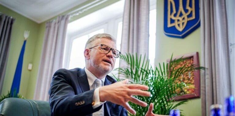 Der Ukrainische Botschafter Melnyk sieht keinen Anlass für eine Entschuldigung bei Bundeskanzler  Olaf Scholz.