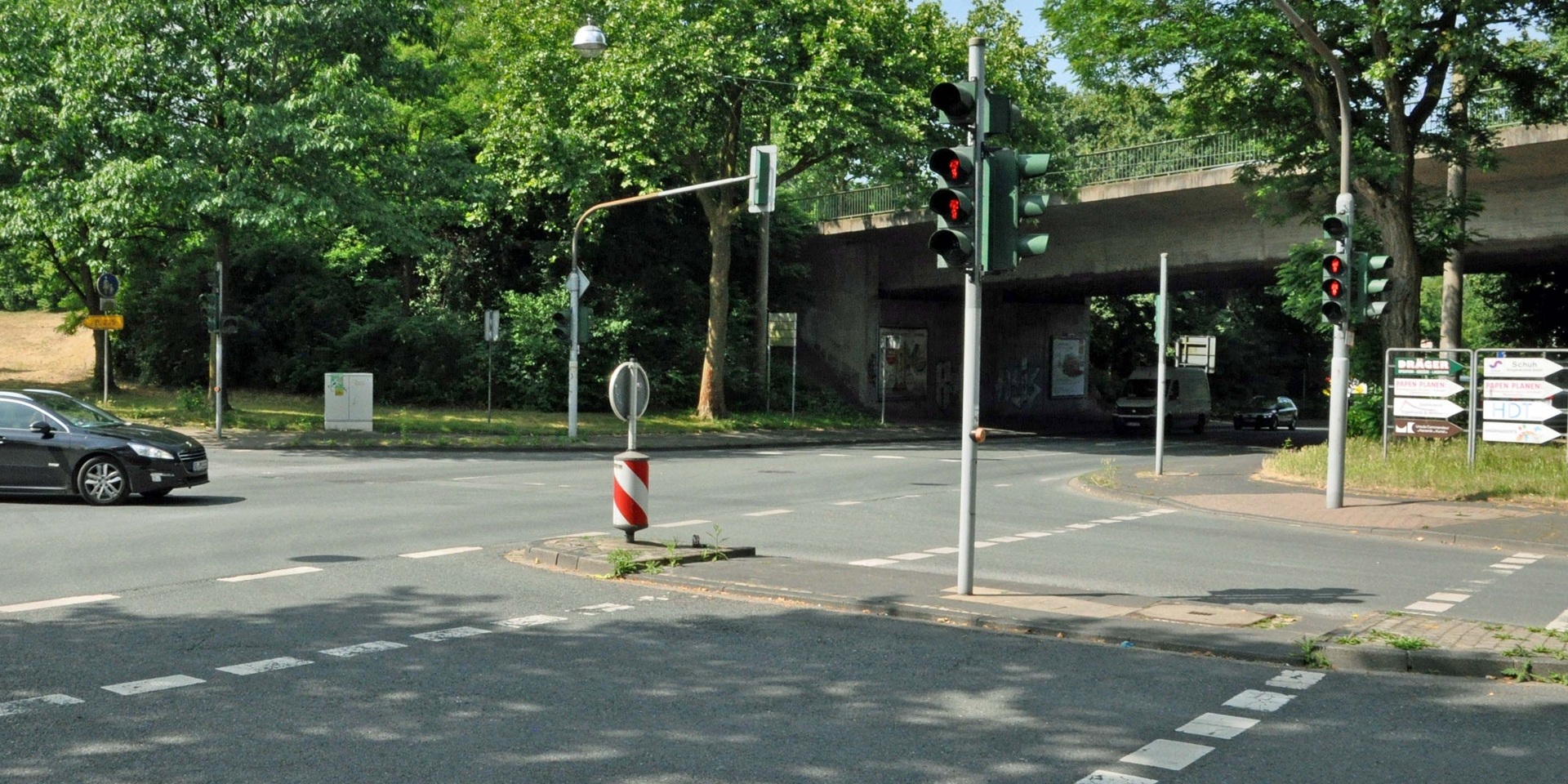 Im Kreuzungsbereich von Herner Straße und Altstadtring kam es an einer der Ampeln am Dienstagnachmittag zu einem folgenreichen Verkehrsunfall.