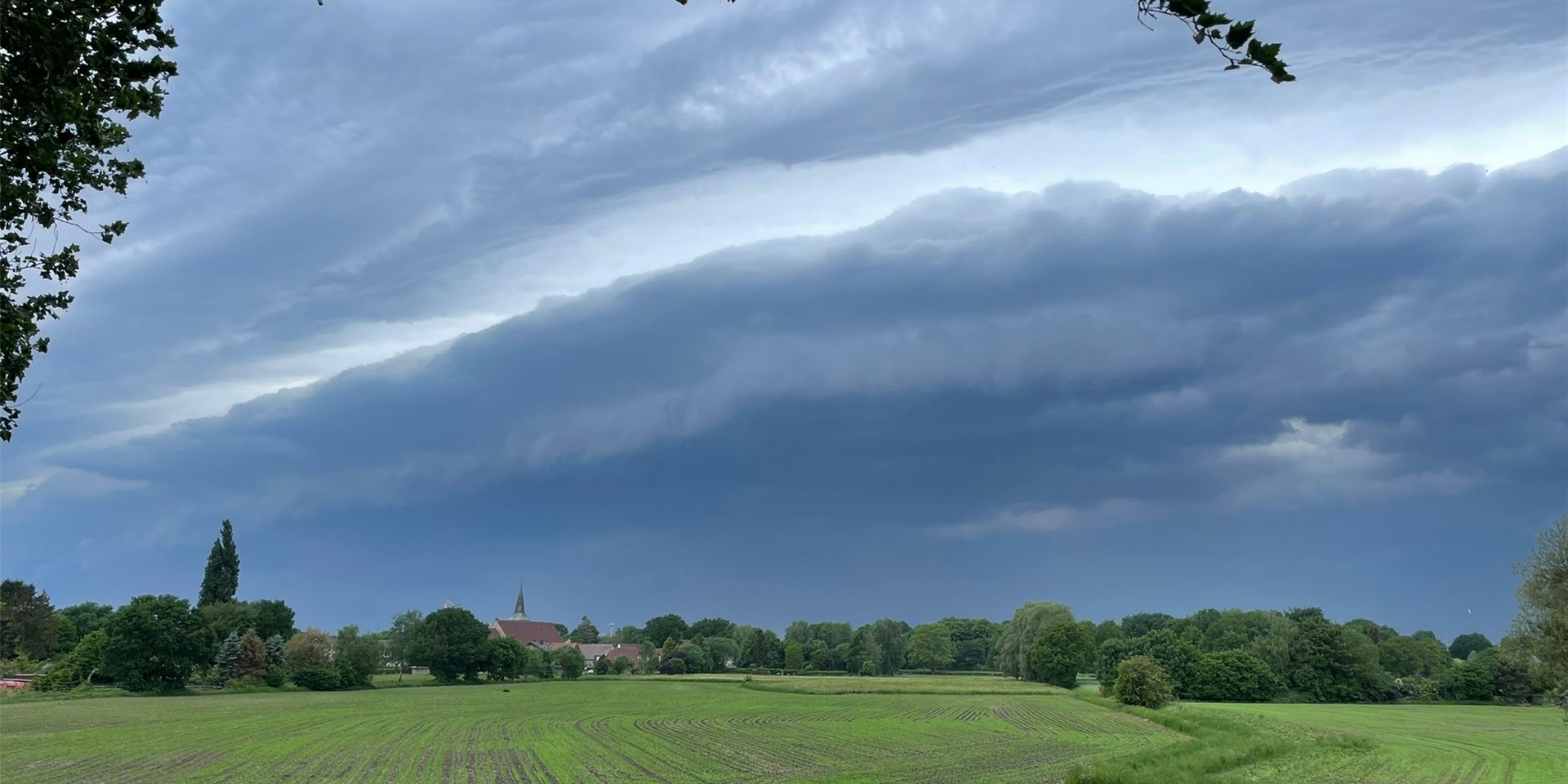 Über Dorsten braut sich etwas zusammen.