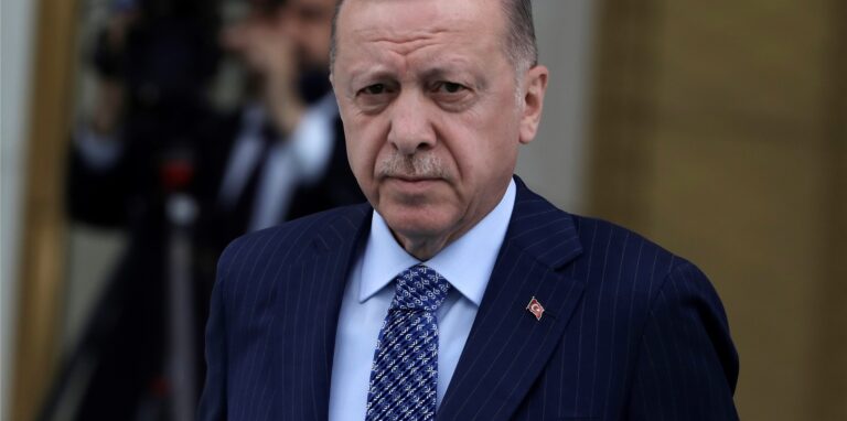 Recep Tayyip Erdogan, Präsident der Türkei, kommt zu einer Zeremonie im Präsidentenpalast.