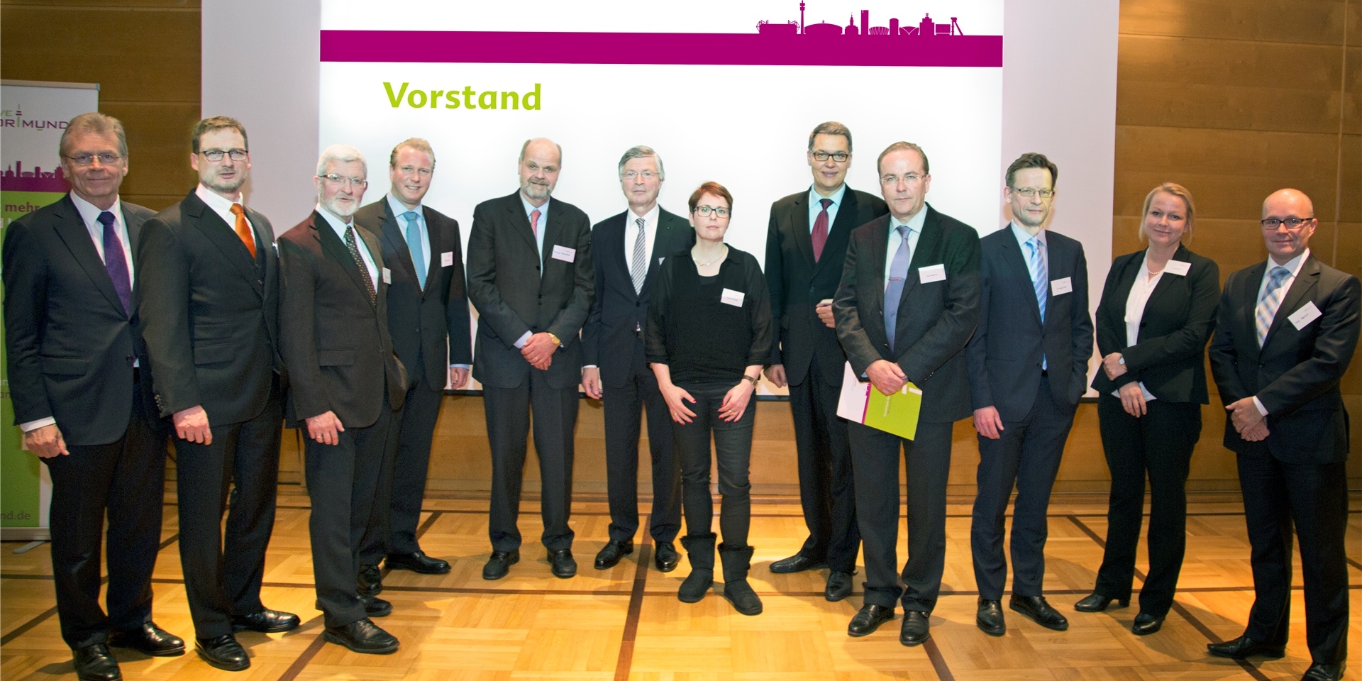 Der Vorstand der Initiative Dortmund bei der Gründung im Jahr 2015.