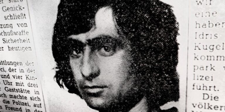 Der 35-jährige Idris K. starb im November 1978 durch eine Kugel von hinten im Goldschmiedingpark.