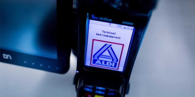 Kartenlesegerät bei Aldi.