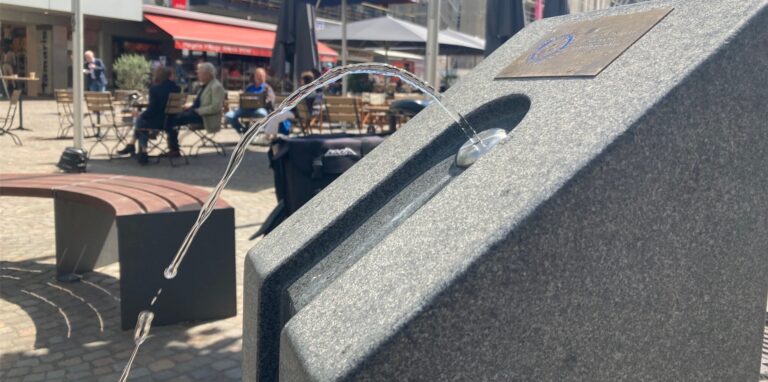 Trinkwasserspender auf dem Altstadtmarkt Recklinghausen