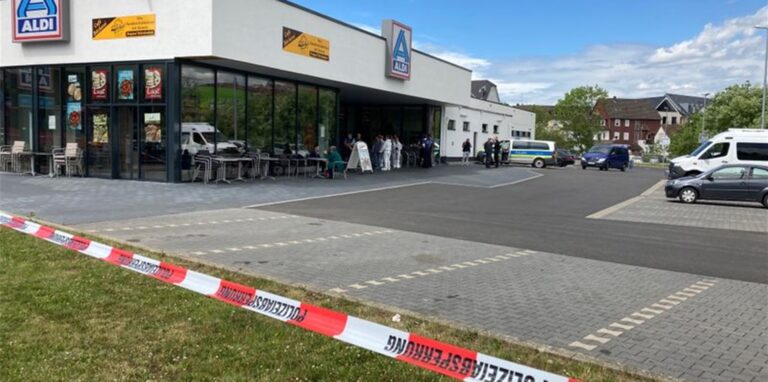 In diesem Supermarkt in Schwalmstadt fielen die tödlichen Schüsse.