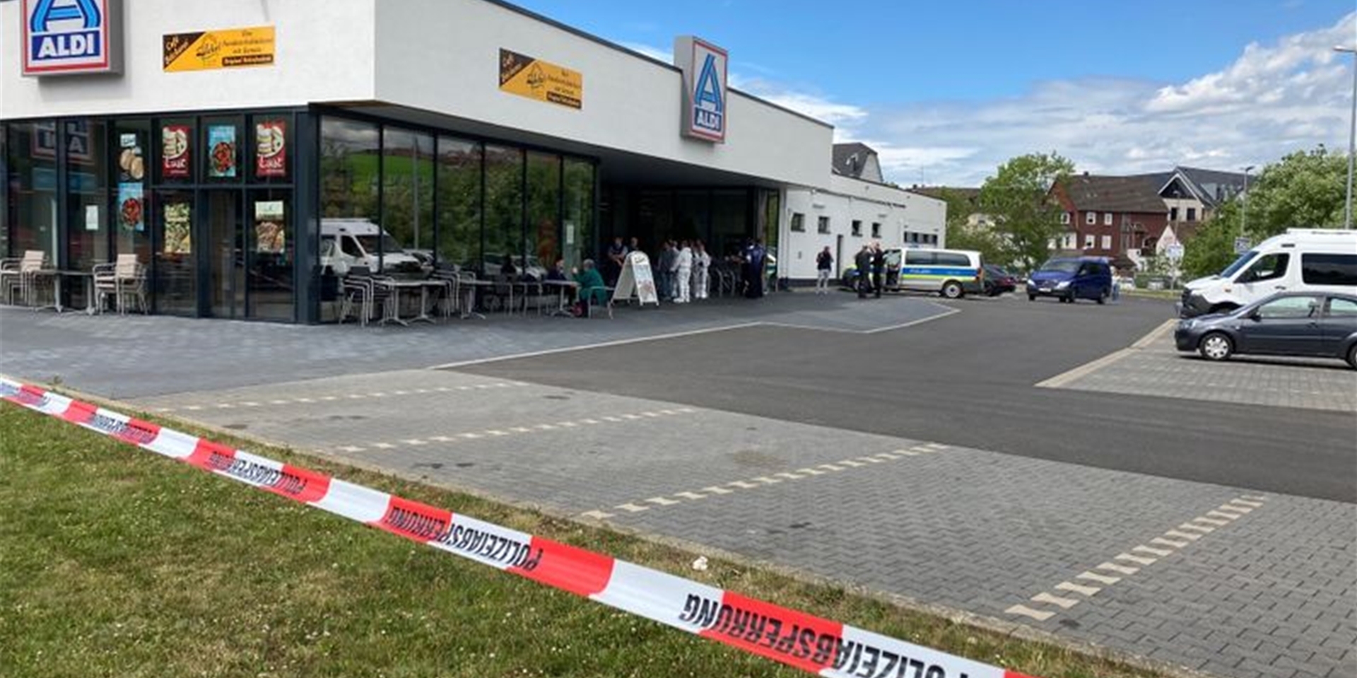 In diesem Supermarkt in Schwalmstadt fielen die tödlichen Schüsse.
