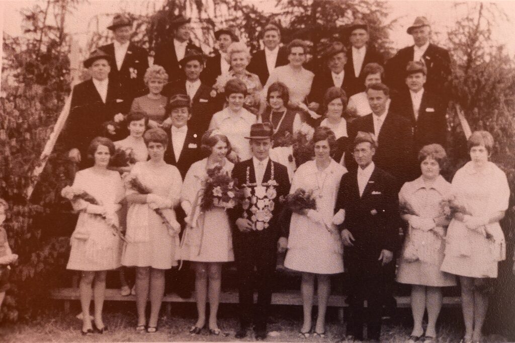Goldkönigspaar von 1970-72 Ludger Rexfort (+) & Rita Barduhn (Rahm).