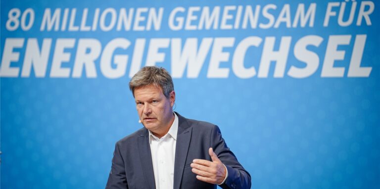 Robert Habeck (Bündnis 90/Die Grünen), Bundesminister für Wirtschaft und Klimaschutz