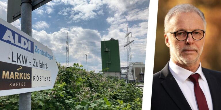 Bürgermeister Matthias Müller äußert sich zur Schließung der Rösterei von Markus Kaffee in Herten-Süd.