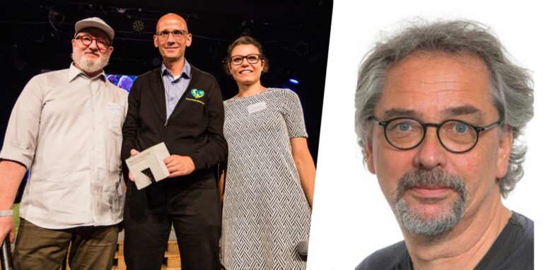 Mein Ickern und Marc Frese erfuhren auch Ehrungen über Castrop-Rauxel hinaus, hier bei der Verleihung des Nachbarschaftspreises 2018 in Berlin. Bleibt aber die konkrete Unterstützung vor Ort aus, wird Engagement auf Dauer ein mühsames Unterfangen.