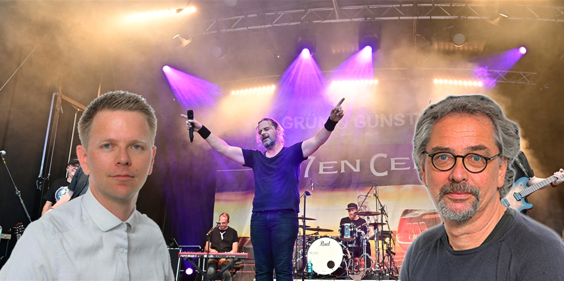 Tobias Weckenbrock findet die Entscheidung falsch, Thomas Schroeter kann sich nachvollziehen: Ckü-Besucher zahlen dieses Jahr erstmals Eintritt für den Auftritt von Seven Cent.