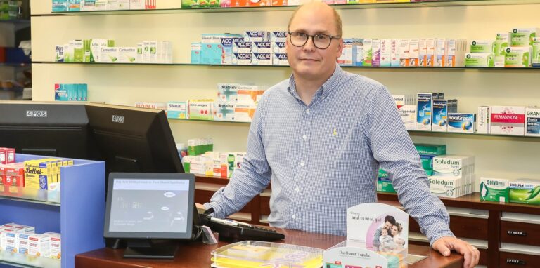 Apotheker Michael Beckmann, Vorsitzender der Dortmunder Bezirksgruppe beim Apothekerverband Westfalen-Lippe, warnt vor einem Ende der kostenlosen Bürgertests.