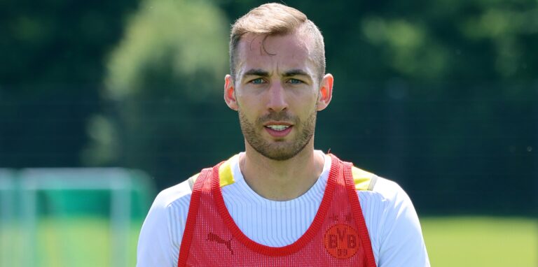 U23-Spieler Michael Eberwein während einer Trainingseinheit.