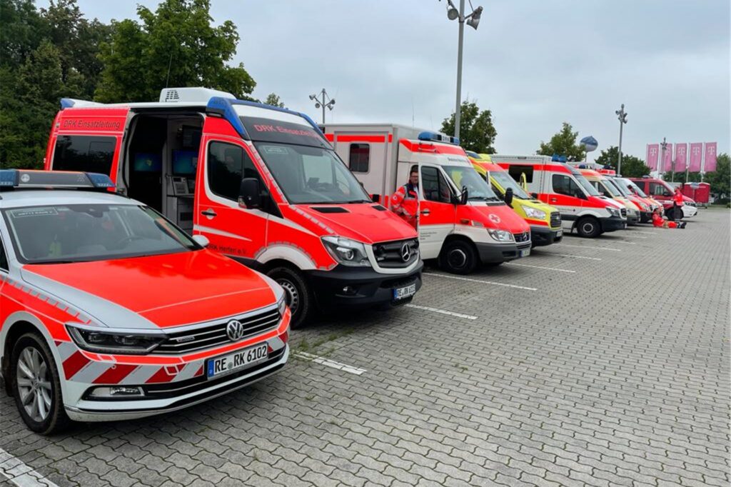 Der Patiententransportzug des Kreis Recklinghausen. Der Patiententransportzug des Kreis Recklinghausen.