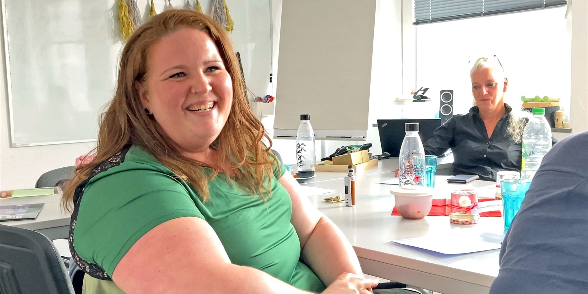 Judith Cordes (35), aus Marl, hat es geschaffte. Die zweifache Mutter freut sich über die bestandene Prüfung zur Erzieherin.