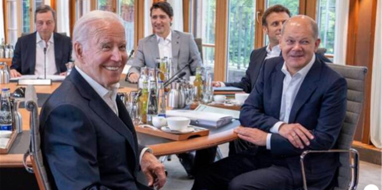 Die G7-Staatschefs im bayerischen Elmau.