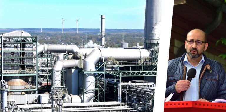 Der Gemeinschaftsbetriebsrat – hier der stellvertretende Vorsitzende Ali Simsir – verhandelte mit Evonik über den Verkauf der C4-Sparte.