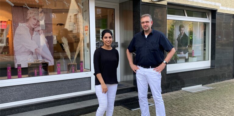 Farzaneh Maleki und Stefan Bohle
