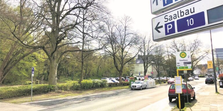 Blick auf das Saalbau-Gelände